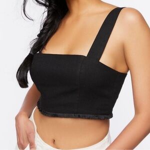 Forever 21 White Crop Top